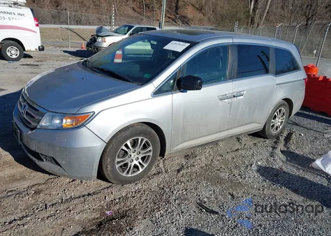 2012 Honda Odyssey Ex-L z USA, uszkodzony, nr VIN 5FNRL5H60CB039777